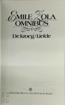 Omnibus de kroeg liefde - Emile Zola