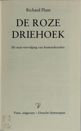 De roze driehoek - Richard Plant De roze driehoek - Richard Plant