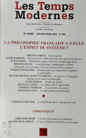 La philosophie française a-t-elle l'esprit de système ? - Claude Lanzmann