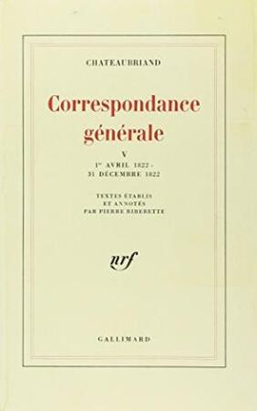 Correspondance générale - 