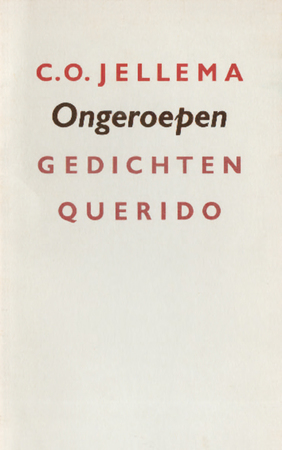 Ongeroepen - C.O. Jellema Ongeroepen - C.O. Jellema