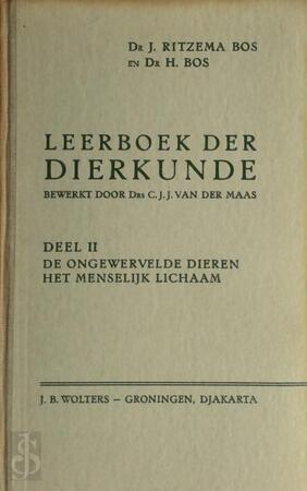 Leerboek Der Dierkunde - bewerkt door Drs. C.J.J. van der Maas - Dr. J. Ritzema Bos, Dr. H. Bos