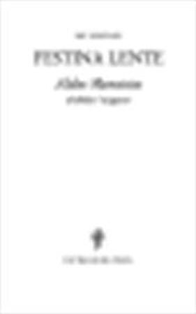 Festina lente - Ine Soepnel Festina lente - Ine Soepnel