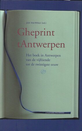 Gheprint tAntwerpen - Jan Pauwels Gheprint tAntwerpen - Jan Pauwels