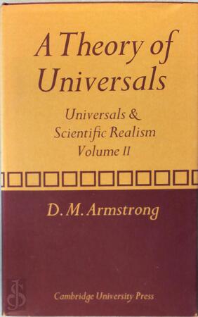 A Theory of Universals: Volume 2 - D. M. Armstrong A Theory of Universals: Volume 2 - D. M. Armstrong