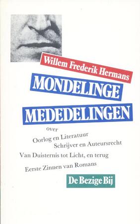 Mondelinge mededelingen - Willem Frederik Hermans Mondelinge mededelingen - Willem Frederik Hermans