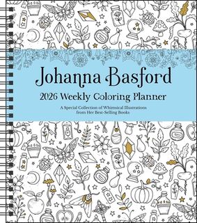 Johanna Basford 12-Month 2026 Weekly Coloring Calendar - Johanna Basford (ISBN 9781524898045)