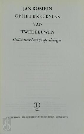 Op het breukvlak van twee eeuwen - J. Romein Op het breukvlak van twee eeuwen - J. Romein