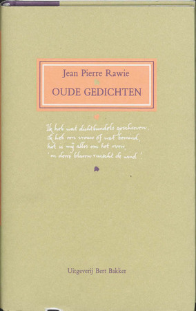 Oude gedichten - J.P. Rawie Oude gedichten - J.P. Rawie