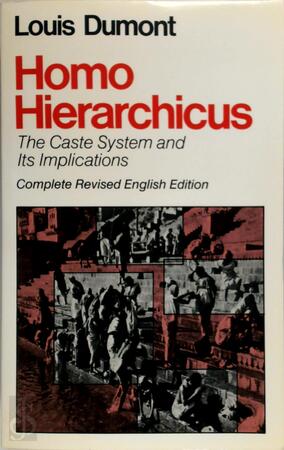 Homo Hierarchicus - Louis Dumont Homo Hierarchicus - Louis Dumont