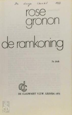De ramkoning - Rose Gronon De ramkoning - Rose Gronon