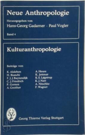 Neue Anthropologie - Hans-Georg Gadamer