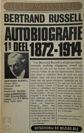 Autobiografie 1e deel 1872-1914 - Bertrand Russell Autobiografie 1e deel 1872-1914 - Bertrand Russell