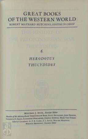 Great Books of the Western World: Herodotus - Thucydides - Robert Maynard Hutchins Great Books of the Western World: Herodotus - Thucydides - Robert Maynard Hutchins