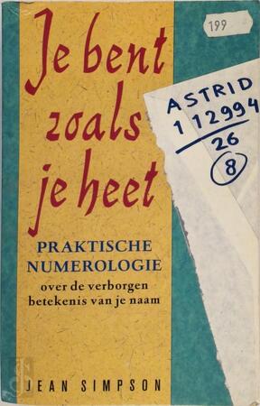 Je bent zoals je heet - Jean Simpson