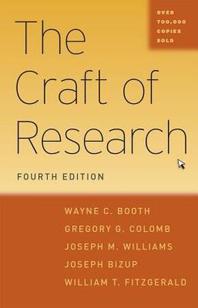 Craft of research - Joseph Bizup Craft of research - Joseph Bizup