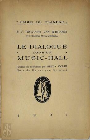 Le dialogue dans un Music-Hall - F.V. Toussaint van Boelaere