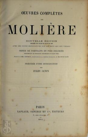 Oeuvres Completes de Moliere - Molière