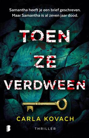 Toen ze verdween - Carla Kovach Toen ze verdween - Carla Kovach