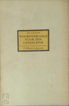 Woordenboekje voor een langslaper - Gie Laenen