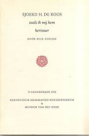 Sjoerd H. de Roos - Dick Dooijes