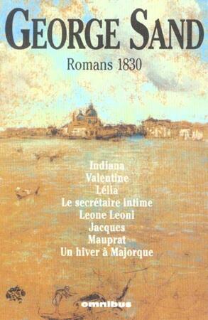 Romans 1830 - George Sand Romans 1830 - George Sand