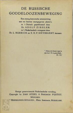 De Russische Goddeloozenbeweging - Adolf Ziegler