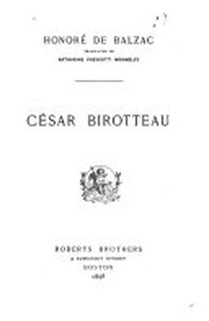 César Birotteau - Honoré de Balzac César Birotteau - Honoré de Balzac