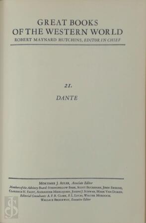 Great Books of the Western World: Dante - Robert Maynard Hutchins
