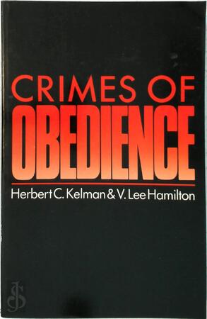 Crimes of Obedience - Hc Kelman Crimes of Obedience - Hc Kelman