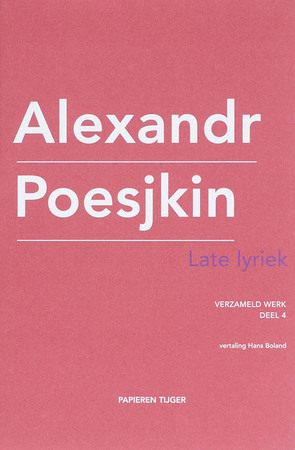 Late lyriek 1826-1836 - Alexandr Poesjkin Late lyriek 1826-1836 - Alexandr Poesjkin