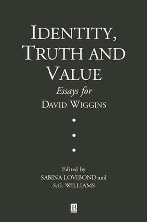 Identity, Truth and Value - Sabina Lovibond