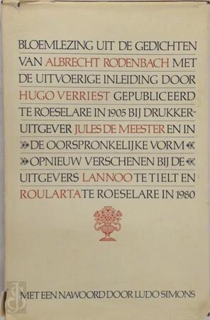 Bloemlezing uit de gedichten van Albrecht Rodenbach - Albrecht Rodenbach