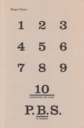 Tien manieren om naar P.B.S. te kijken - Hugo Claus
