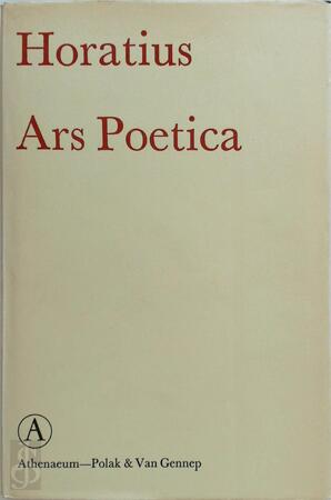 Ars poetica - Horatius, P.H. Schrijvers Ars poetica - Horatius, P.H. Schrijvers