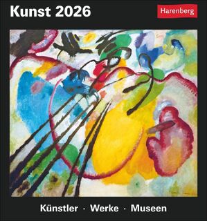 Kunst Tagesabreißkalender 2026 - Kulturkalender - Künstler, Werke, Museen - Regina Erbentraut, Maria Christina Zopff (ISBN 9783840035555)