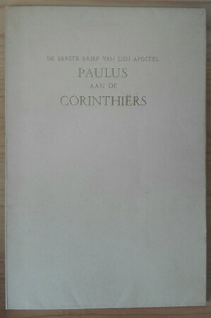 De eerste brief van den Apostel Paulus aan de Corinthiërs - N/a De eerste brief van den Apostel Paulus aan de Corinthiërs - N/a