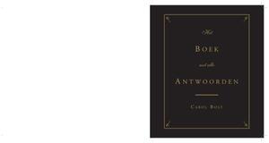 Het Boek met alle Antwoorden / Goedkope editie - C. Bolt Het Boek met alle Antwoorden / Goedkope editie - C. Bolt