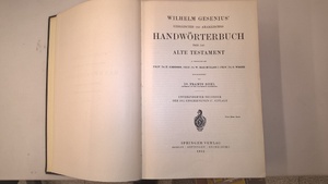 Wilhelm Gesenius' Hebräisches und Aramaisches Handwörterbuch uber das alte Testament - Wilhelm Gesenius Wilhelm Gesenius' Hebräisches und Aramaisches Handwörterbuch uber das alte Testament - Wilhelm Gesenius