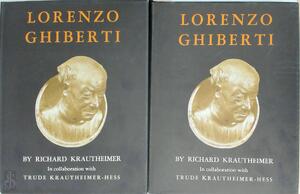 Lorenzo Ghiberti. By Richard Krautheimer in Collaboration with Trude Krautheimer-Hess. (Second Printing, with Corrections and New Preface.). - Richard Krautheimer