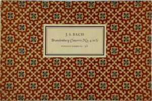  J. S. Bach: Brandenburg Concerto No. 4 In G' Penguin Scores 22 - J.S. Bach, Gordon Jacob