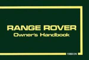 Range Rover 1988/90 - 