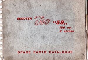 SCOOTER ISO “59” 150 cc 2 STROKE SPARE PARTS CATALOGUE - 