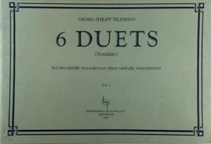 6 Duets (sonatas) - Georg Philipp Telemann
