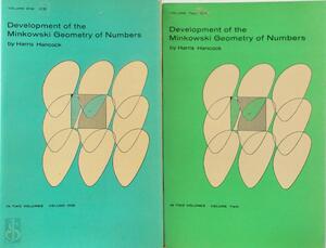 Development of the Minkowski Geometry of Numbers - 2 Volumes - Harris Hancock Development of the Minkowski Geometry of Numbers - 2 Volumes - Harris Hancock