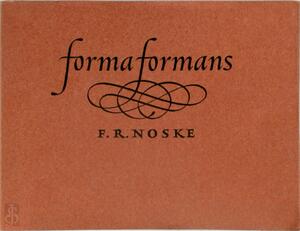 Forma formans - Frits Noske