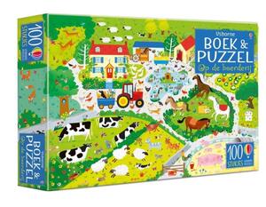 Op de boerderij Boek & puzzel - Op de boerderij Boek & puzzel -