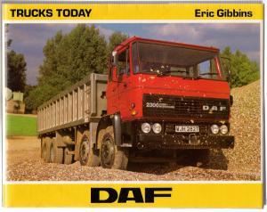 Trucks today DAF - Eric Gibbins Trucks today DAF - Eric Gibbins