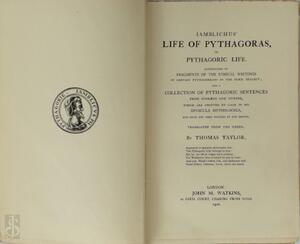The Life of Pythagoras - Iamblichus