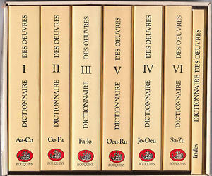 Dictionnaire des Oeuvres 7 Volumes - Laffont-Bompiani